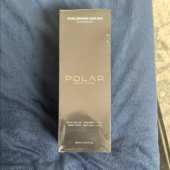 Polar Dark Brown Hair Dye Shampoo 10 minutes to vibrant hair color - Picture 1 of 2